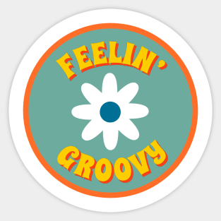 Feelin' Groovy Sticker